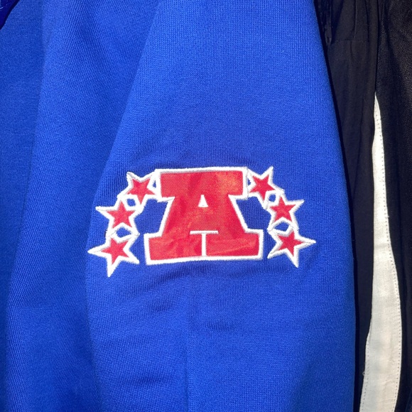 Mitchell & Ness Buffalo Bills Blue and Red Hoodie - Picture 3 of 3